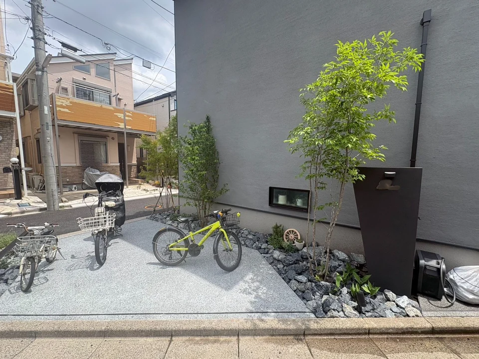 東京都練馬区 新築外構工事の施工写真