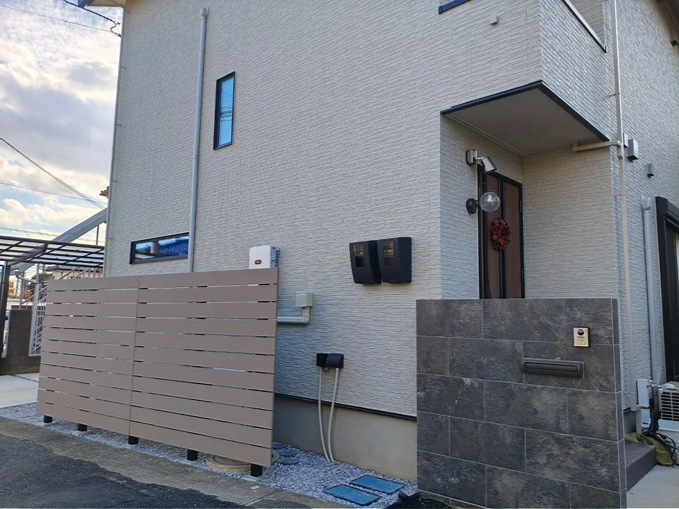 東京都立川市の新築外構 施工写真3